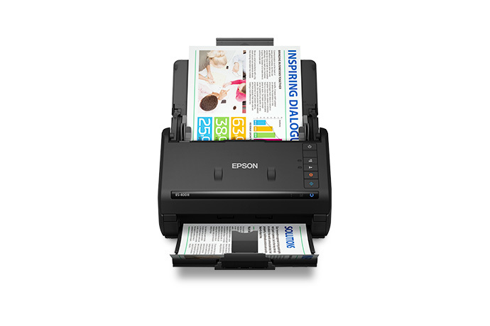 WorkForce ES-400 II Duplex Desktop Document Scanner - Certified ReNew
