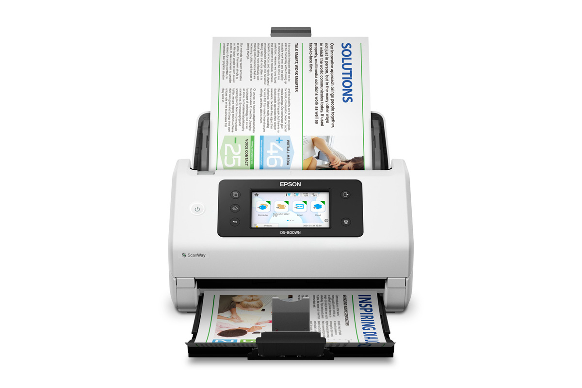 Epson DS-800WN EdgeLink Wireless Network Color Document Scanner