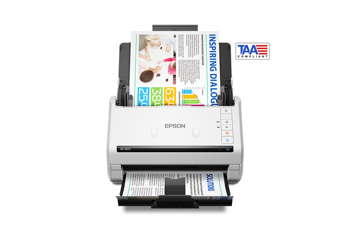 Epson DS-530 II Color Duplex Document Scanner, TAA-Compliant